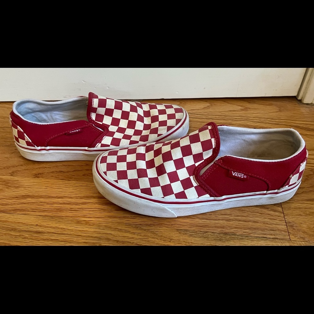 Van’s Women’s Checkered Slip-on